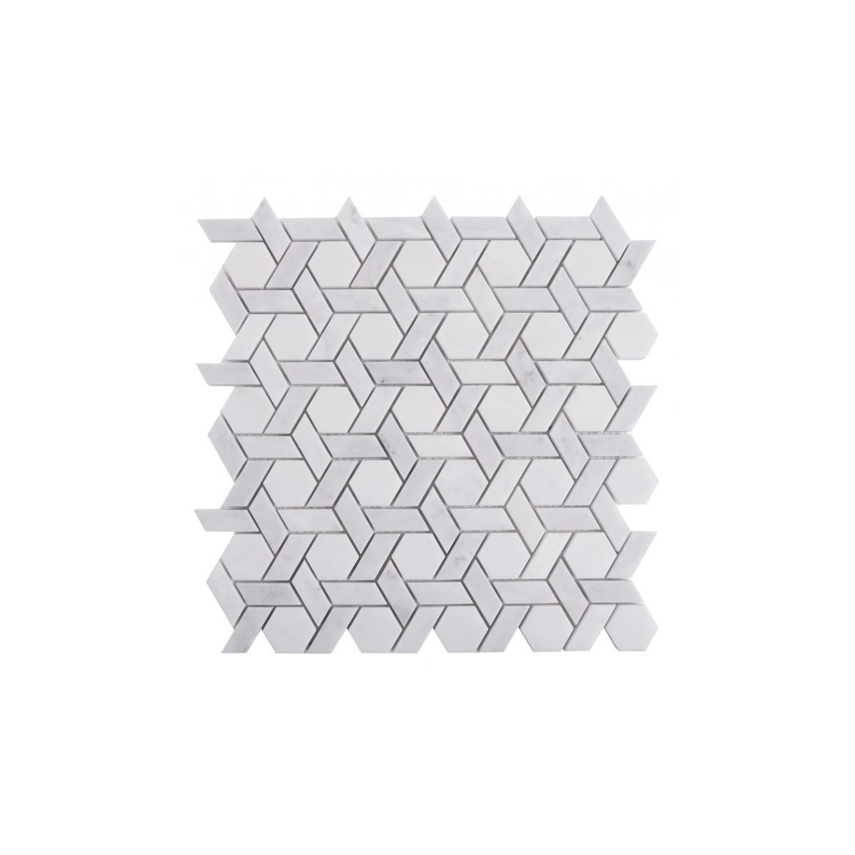 Mozaika Dunin Carrara White Armor 30 × 29 × 1 cm