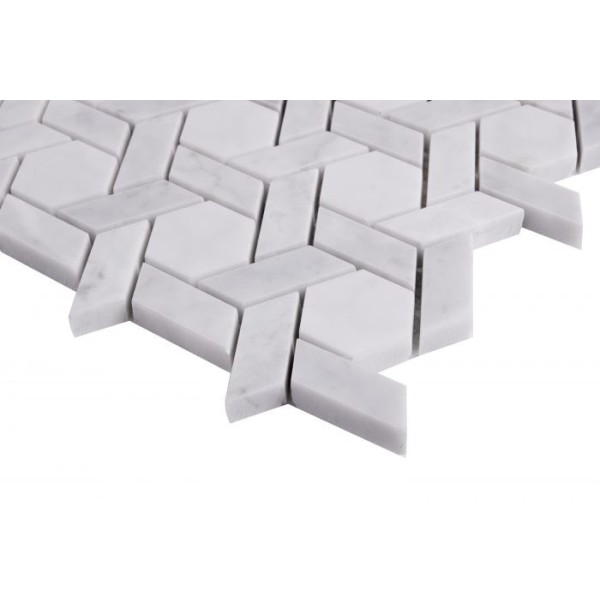 Mozaika Dunin Carrara White Armor 30 × 29 × 1 cm