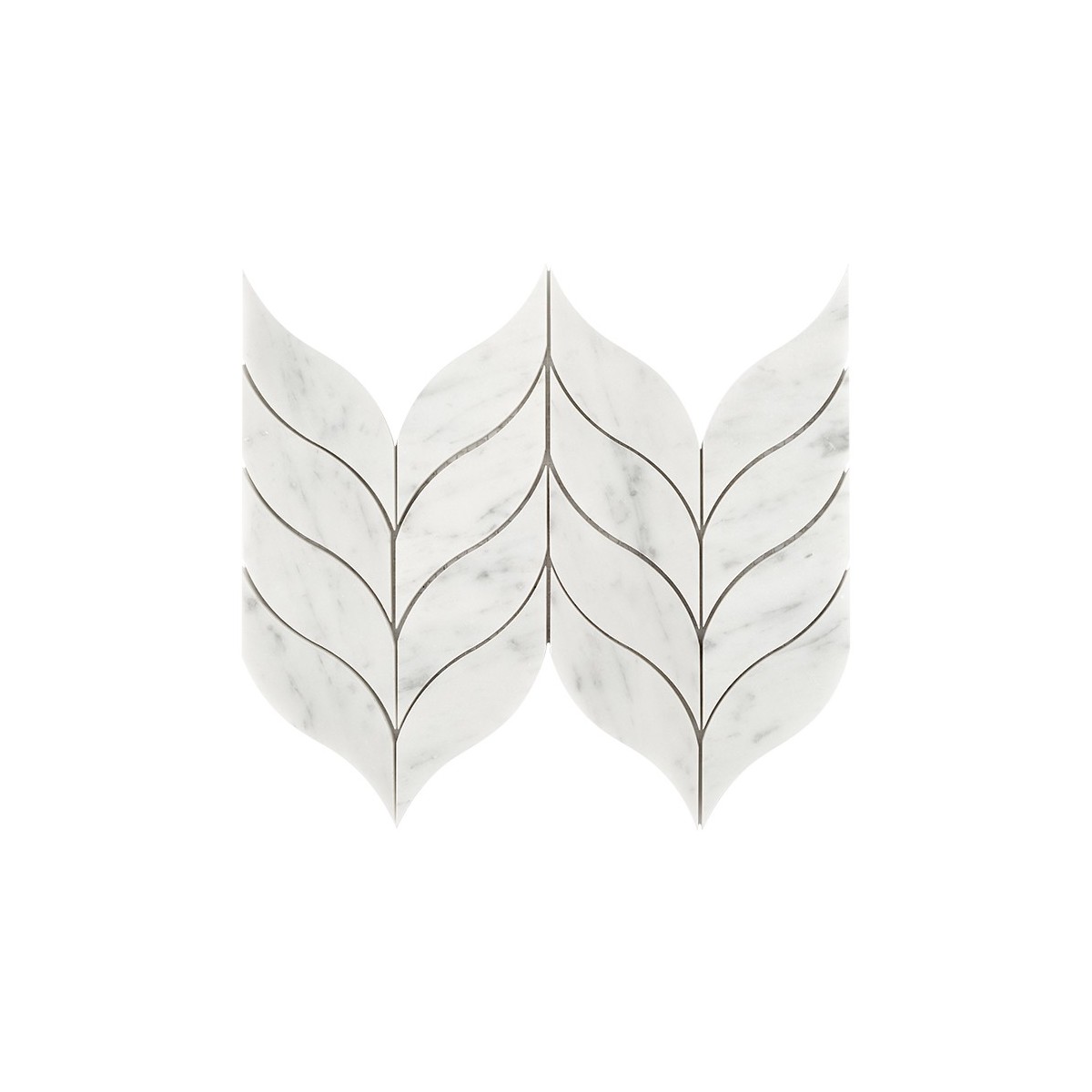 Mozaika Dunin Carrara White Calamus 29,5 × 20 × 1 cm
