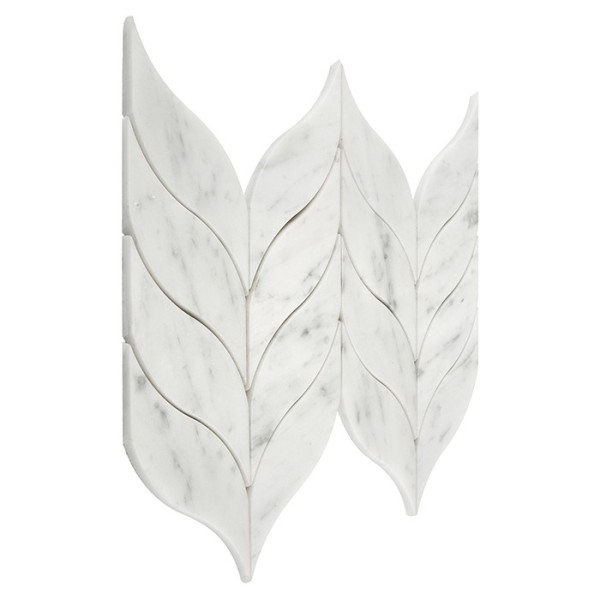 Mozaika Dunin Carrara White Calamus 29,5 × 20 × 1 cm
