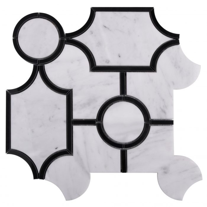 CARRARA WHITE MANOR MOZAIKA DUNIN 30 x 30 x 1 cm