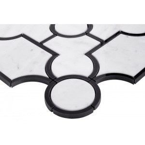 CARRARA WHITE MANOR MOZAIKA DUNIN 30 x 30 x 1 cm