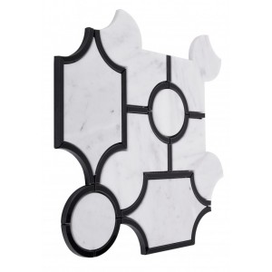 CARRARA WHITE MANOR MOZAIKA DUNIN 30 x 30 x 1 cm