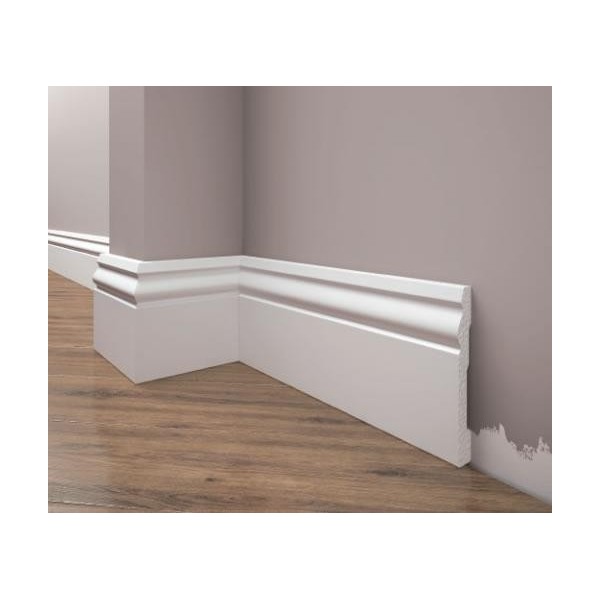 Listwa przypodłogowa Creativa LPC-08M 1,2 × 9,4 × 244 cm
