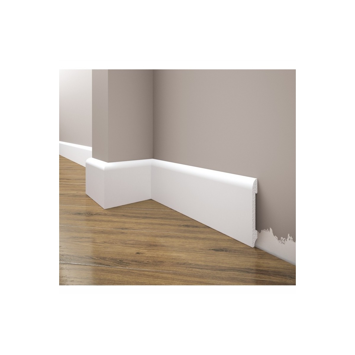 Listwa przypodłogowa Creativa LPC-11M 1,3 × 7,8 × 244 cm