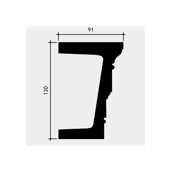 Architrawa Europlast 1.26.003 9,1 × 13 × 200 cm