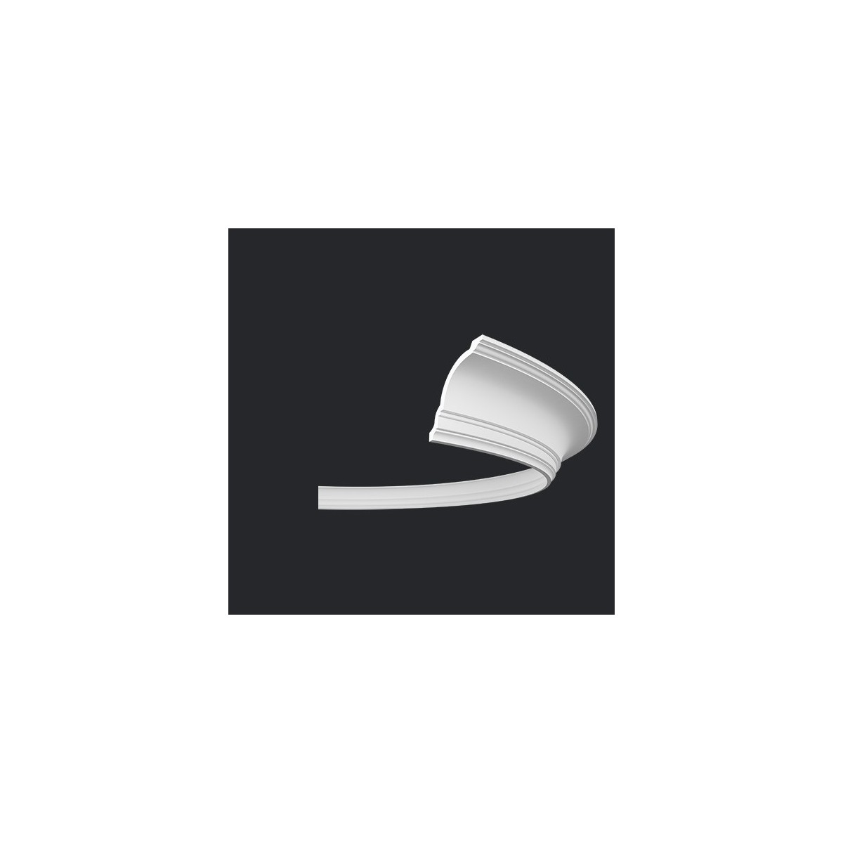 Listwa gzymsowa elastyczna Europlast 1.50.108F 11,4 × 12 × 200 cm