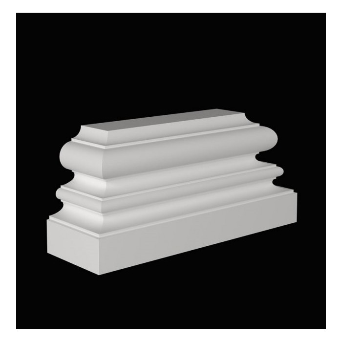 4.23.201 EUROPLAST BAZA PILASTRA  37,6 x 17,2 x 11,9 cm