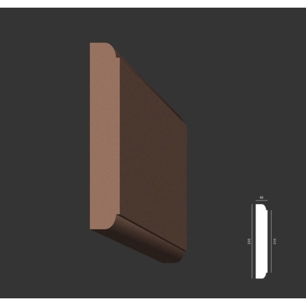 Bonia elewacyjna Exterior BP004/B 25 × 25 × 4 cm