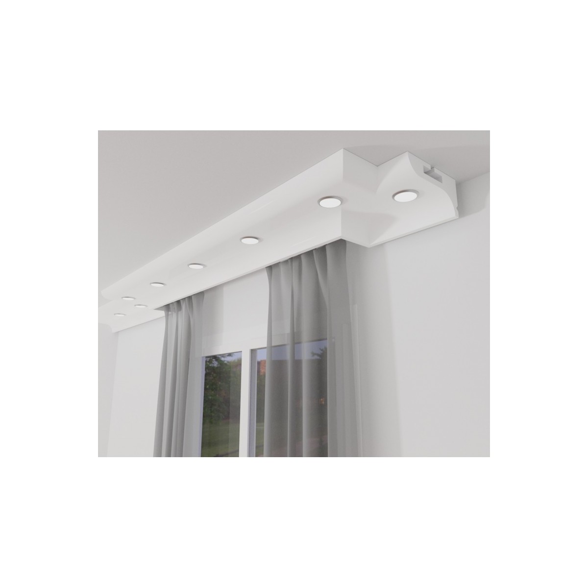 Listwa sufitowa halogenowa Modernpro MPHOGM 23 × 13 × 200 cm