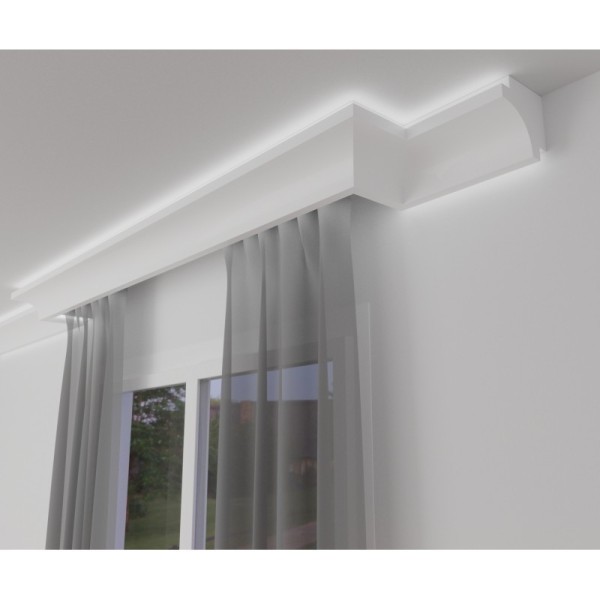 Listwa karniszowa oświetleniowa Modernpro MOK-2L 8 × 8 × 200 cm