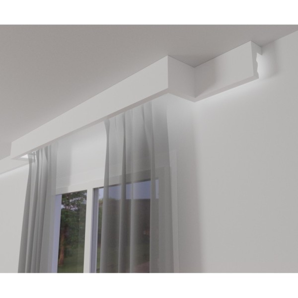 Listwa karniszowa oświetleniowa Modernpro MGOMZ 6 × 20 × 200 cm