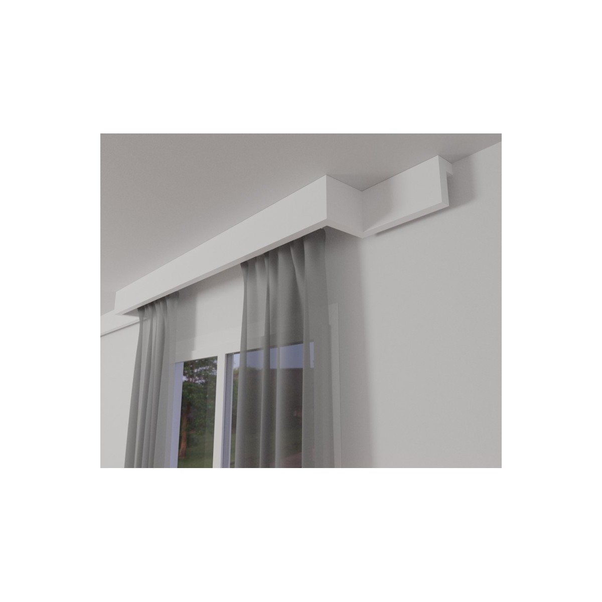 Listwa karniszowa Modernpro MOK-M 6 × 12 × 200 cm