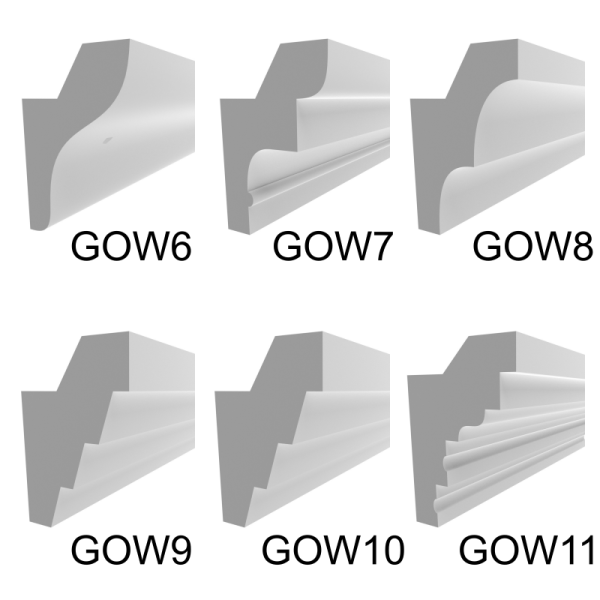 Listwa oświetleniowa Modernpro GOW 4 × 8 × 200 cm