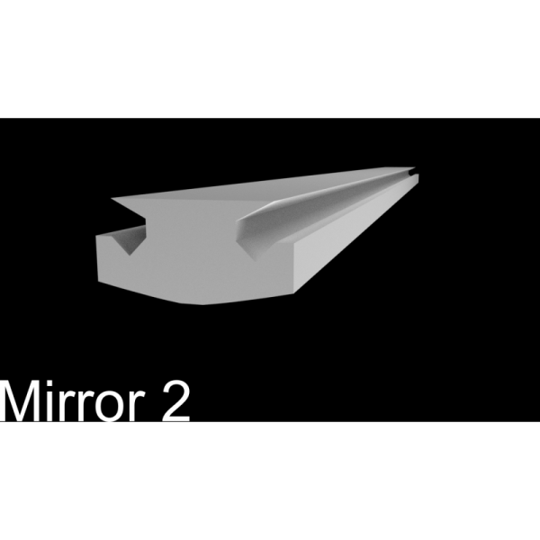 Listwa oświetleniowa Modernpro MIRROR 11 × 4,5 × 200 cm