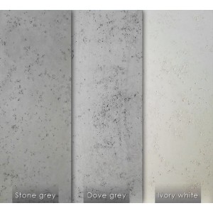 CONCRETE HOLLOW IVORY WHITE PANEL LOFT DESIGN 60 X 100 CM