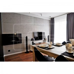 CONCRETE HOLLOW IVORY WHITE PANEL LOFT DESIGN 60 X 100 CM