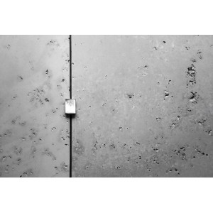 CONCRETE HOLLOW IVORY WHITE PANEL LOFT DESIGN 60 X 100 CM