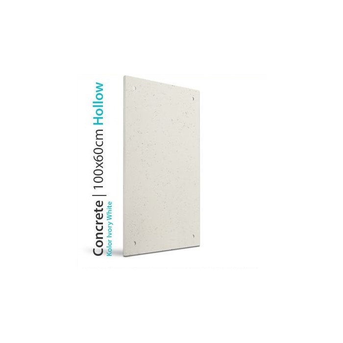 CONCRETE HOLLOW IVORY WHITE PANEL LOFT DESIGN 60 X 100 CM