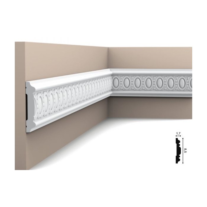 P7030 ORAC LUXXUS LISTWA NAŚCIENNA  1,7 x 8,5 x 200 cm