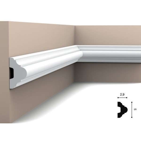 Listwa naścienna Orac P4020 2,9 × 5 × 200 cm
