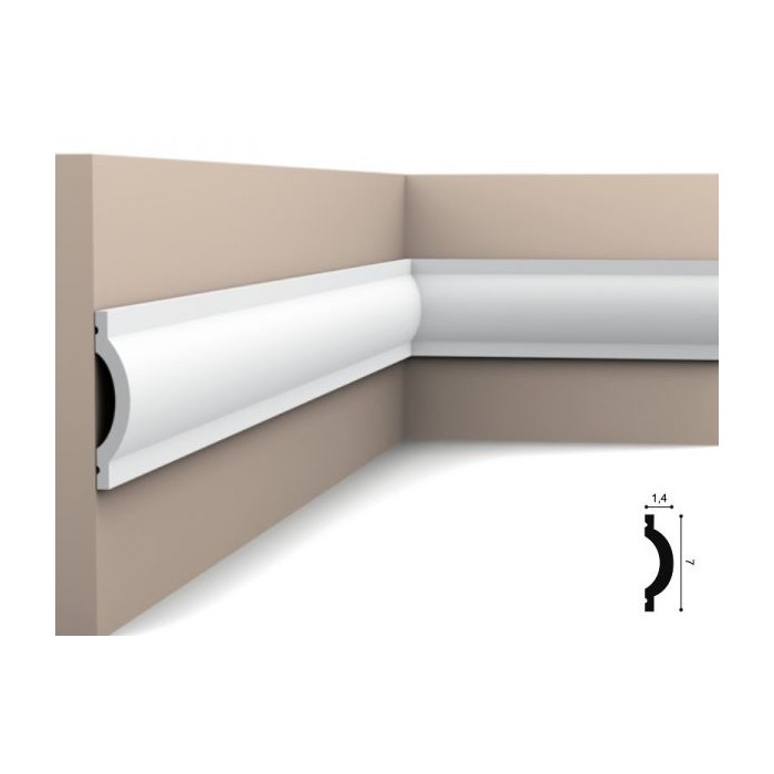 P9901 ORAC LUXXUS LISTWA NAŚCIENNA 1,4 x 7 x 200 cm