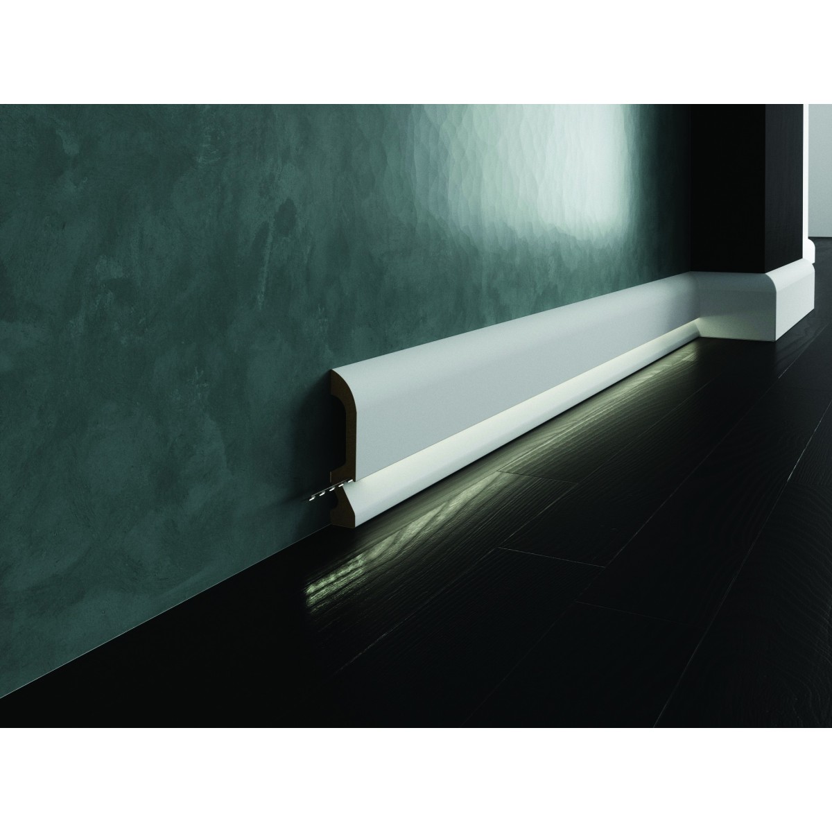 Listwa przypodłogowa Creativa LPC-19M-LE 1,8 × 10 × 244 cm