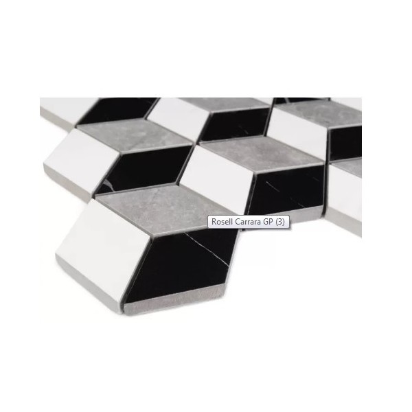 Mozaika Dunin Rosell Carrara GP 25,8 × 29,8 cm