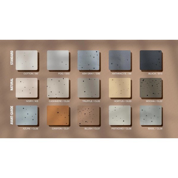 Beton architektoniczny VHCT PB00 B 120 × 60 × 1 cm – różne odcienie