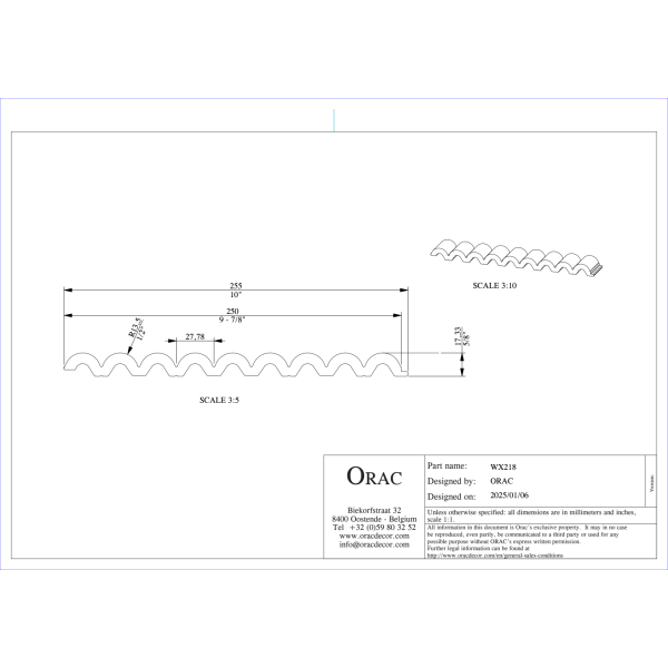 WX218F ORAC 3D Panel Flex Panele 3D Flex