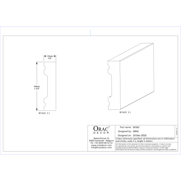 SX162-RAL9003 | SQUARE