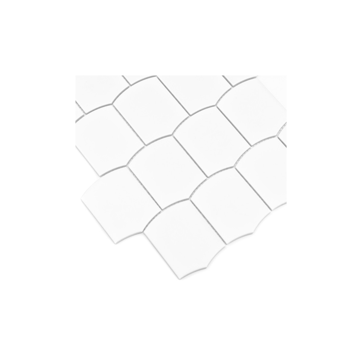 ARCADO WHITE MATT MOZAIKA DUNIN 25