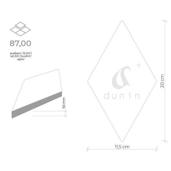 5 x 20 cm