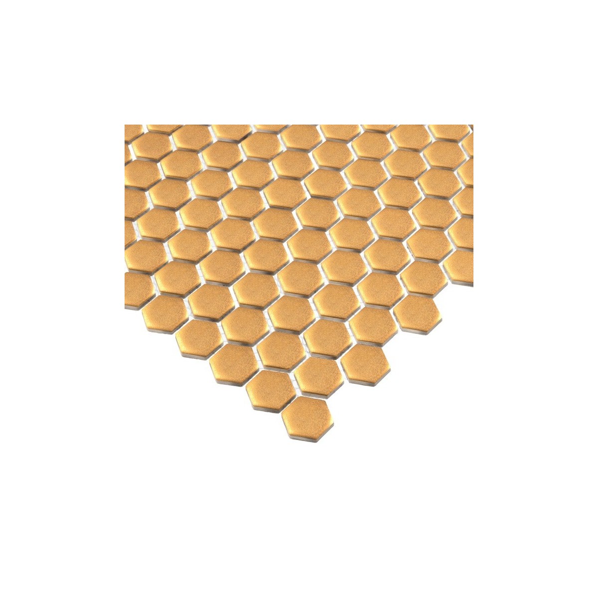 MINI HEXAGON GOLD MATT MOZAIKA DUNIN 27