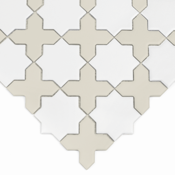 STAR&CROSS WHITE MIX MATT MOZAIKA DUNIN 30