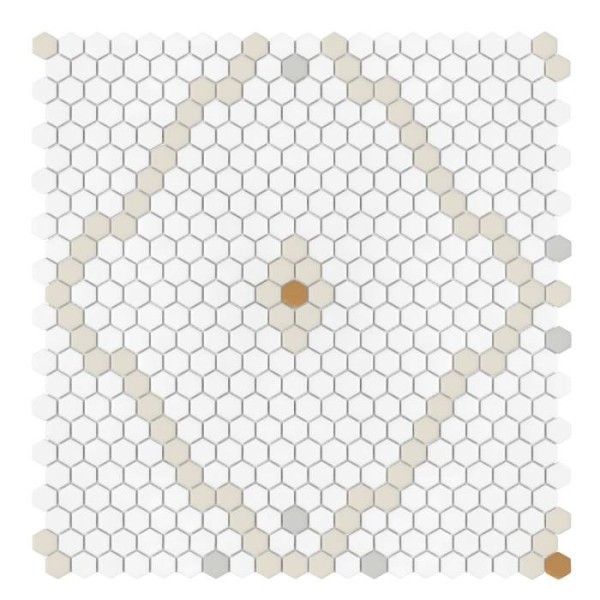 MINI HEXAGON ROMBDANCE COTTON MATT MOZAIKA DUNIN 50