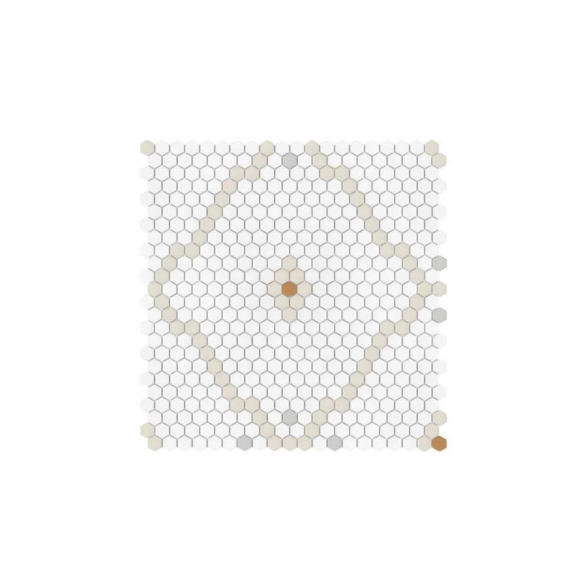 MINI HEXAGON ROMBDANCE COTTON MATT MOZAIKA DUNIN 50