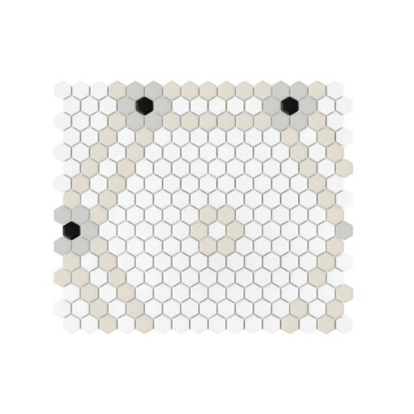 MINI HEXAGON DOUBLEHEX MATT MOZAIKA DUNIN 40