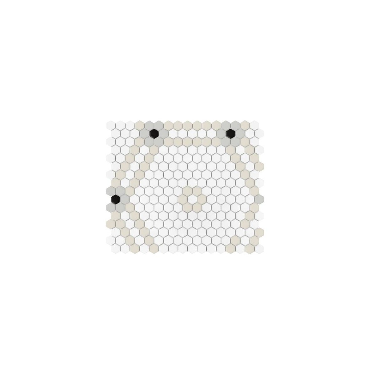 MINI HEXAGON DOUBLEHEX MATT MOZAIKA DUNIN 40