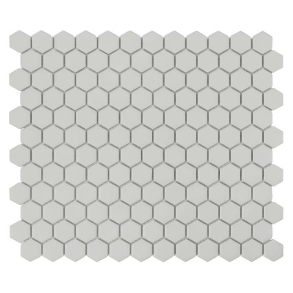 MINI HEXAGON ASH MATT MOZAIKA DUNIN 30 x 26 cm