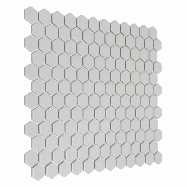 MINI HEXAGON ASH MATT MOZAIKA DUNIN 30 x 26 cm