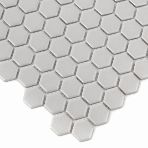 MINI HEXAGON ASH MATT MOZAIKA DUNIN 30 x 26 cm