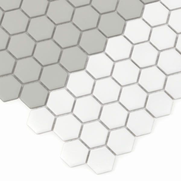 MINI HEXAGON STRIPE 1.A MATT MOZAIKA DUNIN 30 x 26 cm