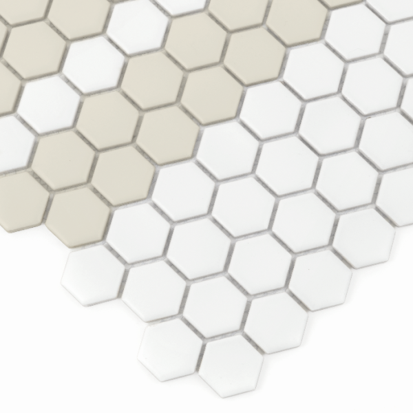 MINI HEXAGON STRIPE 2.C MATT MOZAIKA DUNIN 30 x 26 cm