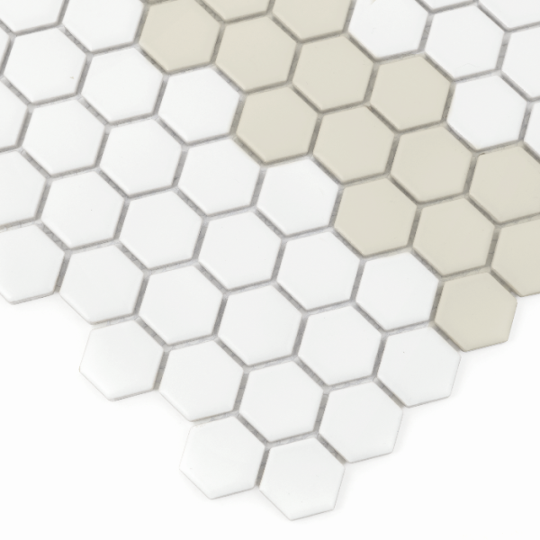 MINI HEXAGON STRIPE 2.1.C MATT MOZAIKA DUNIN 30 x 26 cm
