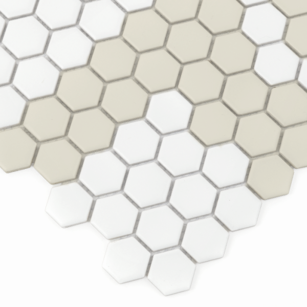 MINI HEXAGON STRIPE 2.2.C MATT MOZAIKA DUNIN 30 x 26 cm