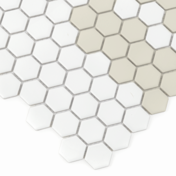 MINI HEXAGON STRIPE 2.3.C MATT MOZAIKA DUNIN 30 x 26 cm