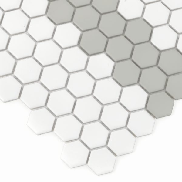 MINI HEXAGON STRIPE 2.1.A MATT MOZAIKA DUNIN 30 x 26 cm