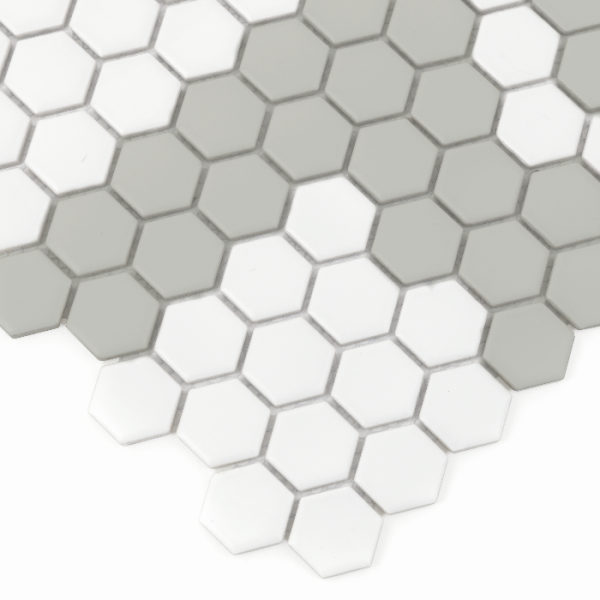 MINI HEXAGON STRIPE 2.2.A MATT MOZAIKA DUNIN 30 x 26 cm