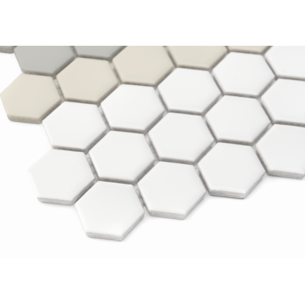 MINI HEXAGON STRIPE 3.C MATT MOZAIKA DUNIN 30 x 26 cm